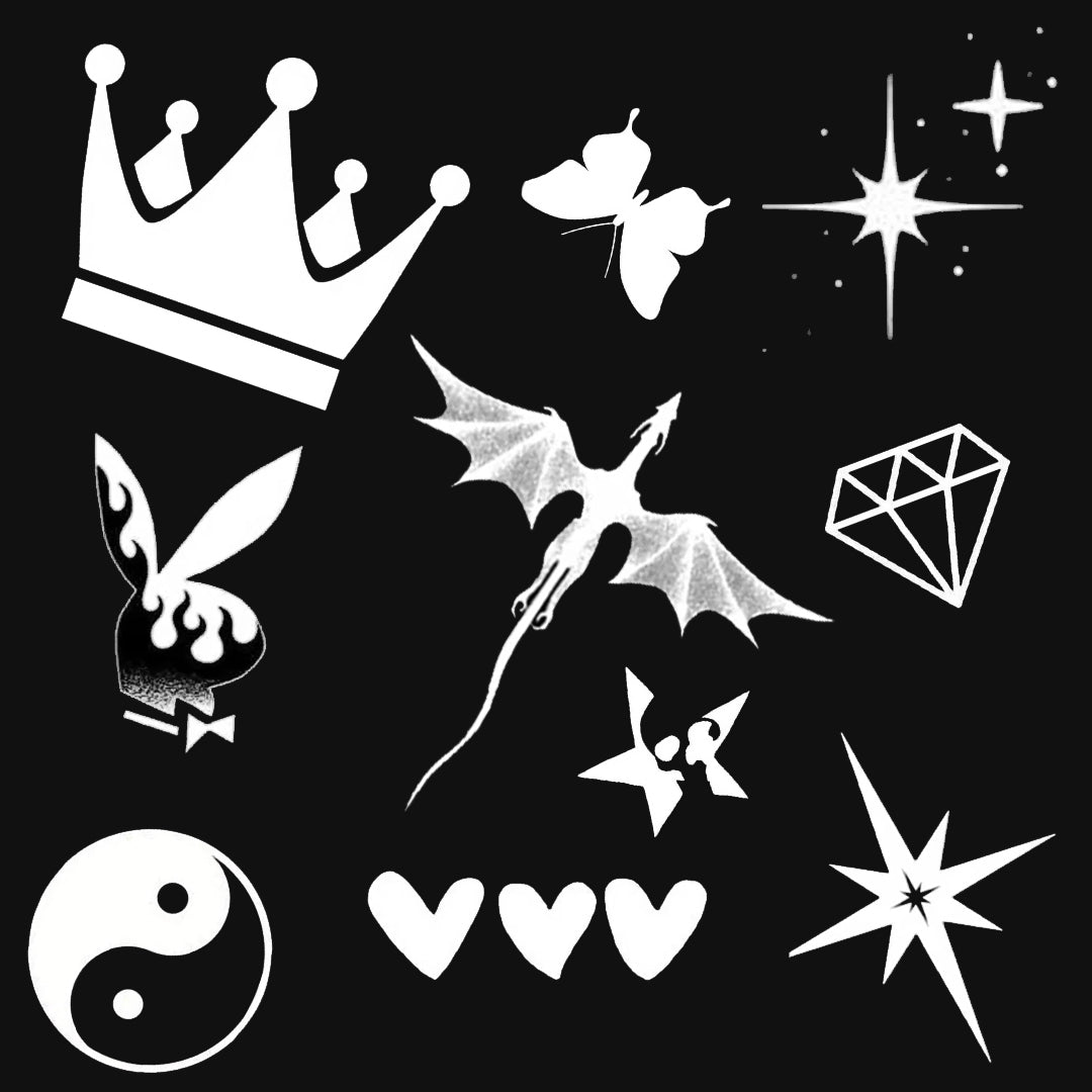 1x1 Inch Tattoos