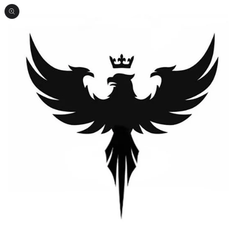 Crowned phoenix trio